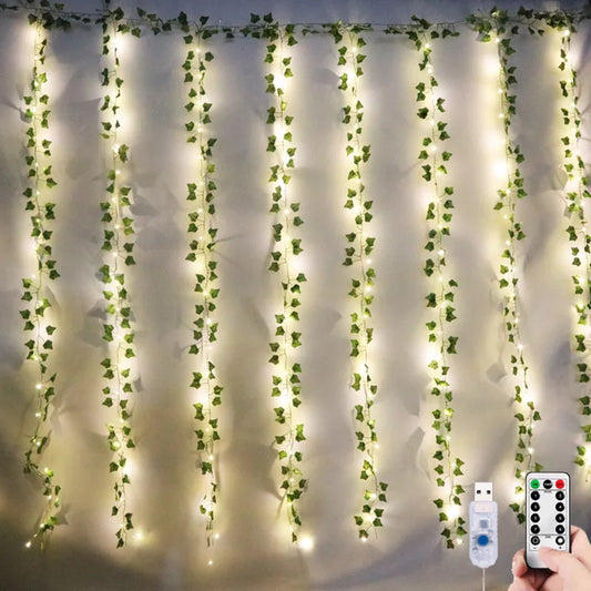 LED Leaf Garland