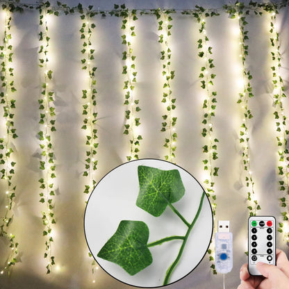 LED Leaf Garland