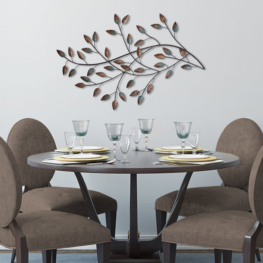 Metal Leaves Wall Decor