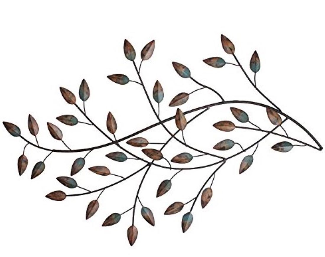 Metal Leaves Wall Decor