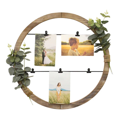 Eucalyptus Wood Framed Photo Holder